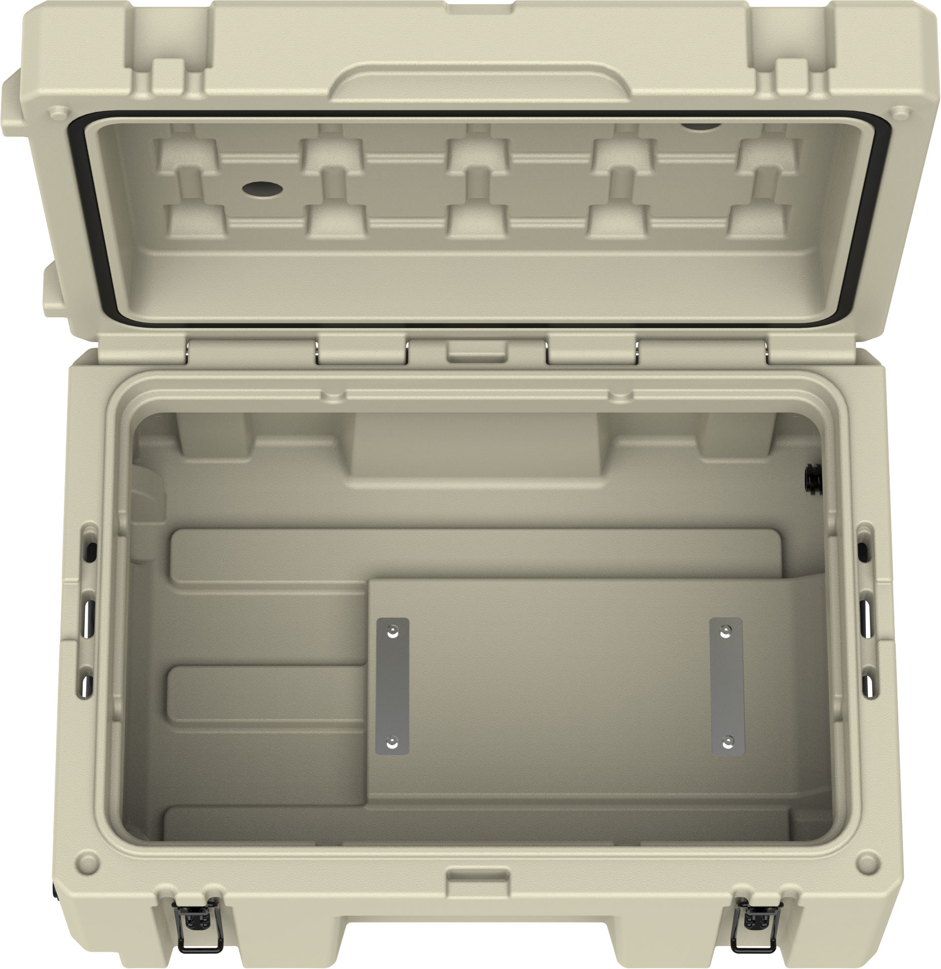 Cubix 76L Rolling Cargo Case — Wheeled Rotomolded Gear, Tool & Storage Box - Image 10